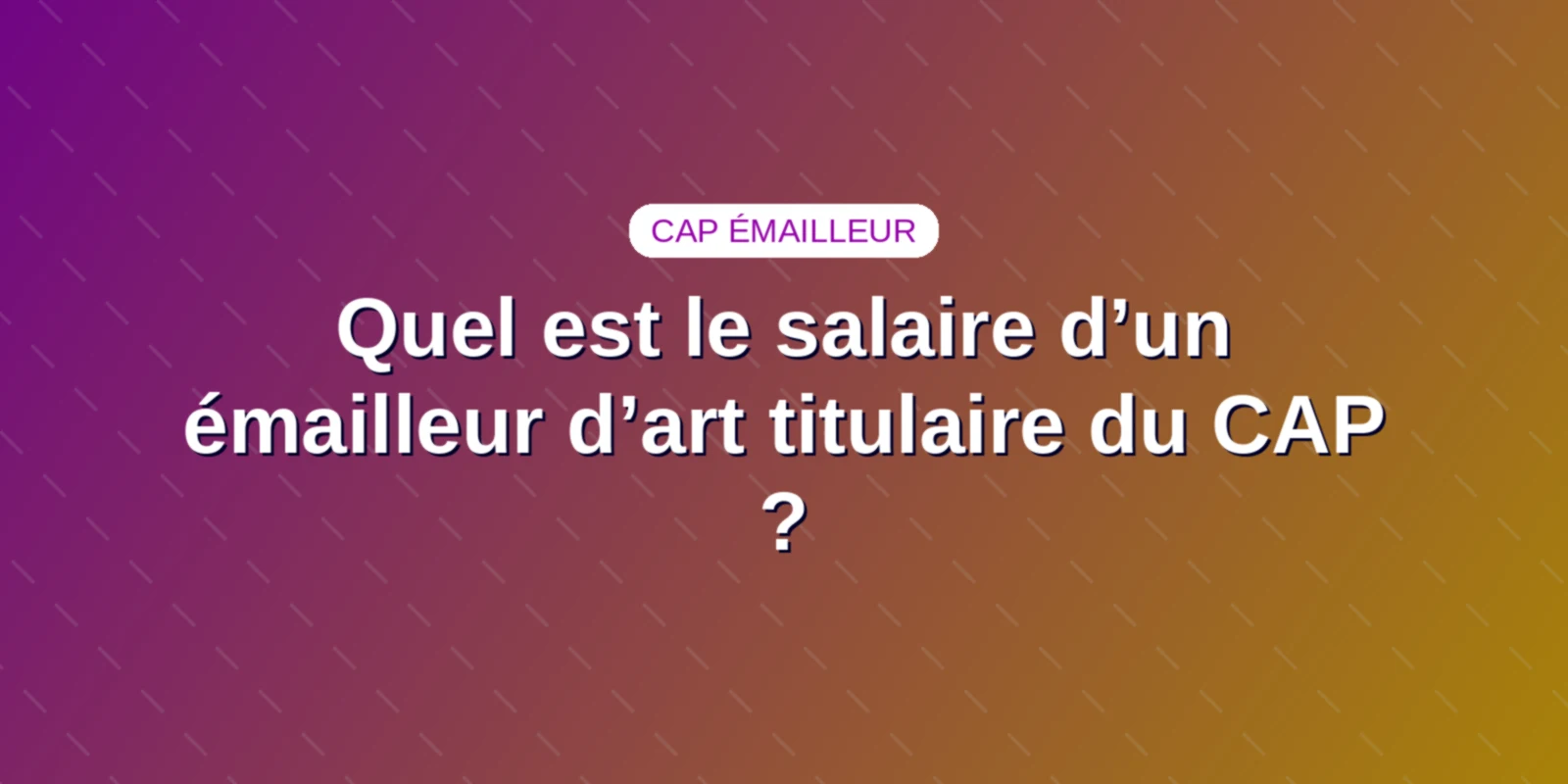 Quel est le salaire d’un émailleur d’art titulaire du CAP ? Couverture : artisan émailleur travaillant sur une pièce de joaillerie en atelier