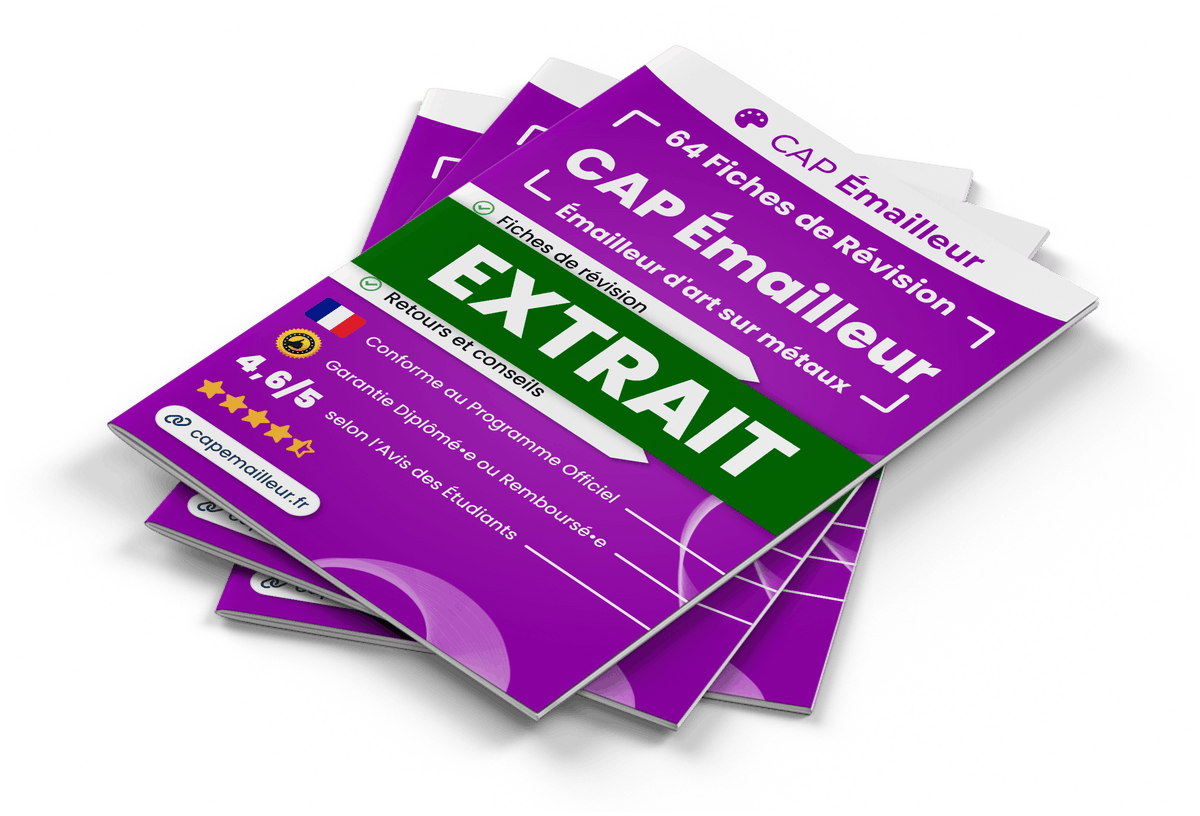 Extrait Fiches Révision gratuites CAP Émailleur